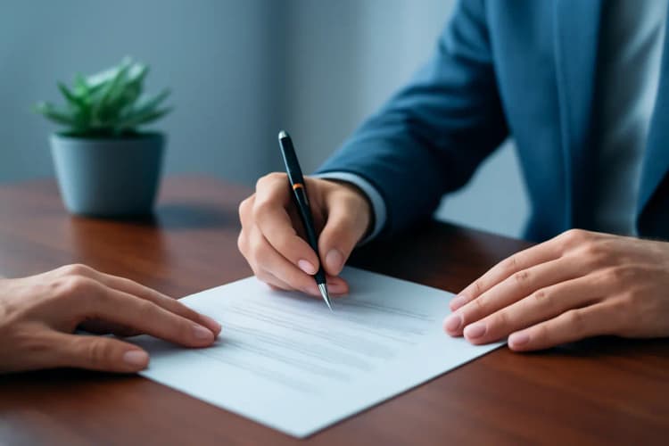 Assinatura de contrato de prestação de serviços, keyword "contratar gestor de tráfego pago"