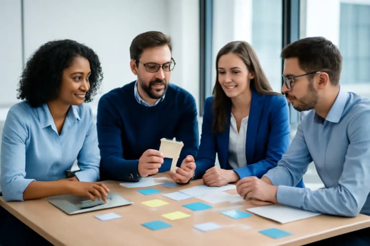 gestão de mídias sociais e marketing digital com pessoas interagindo em redes sociais